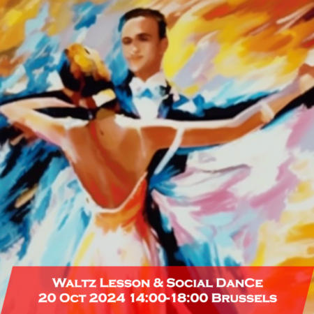 Waltz Lesson & Social Dance 2024-10-20 14:00-18:00 Brussels