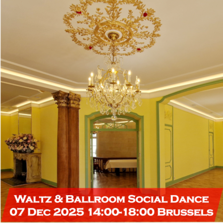 Waltz & Ballroom Social Dance 2025-12-07 14:00-18:00 Brussels