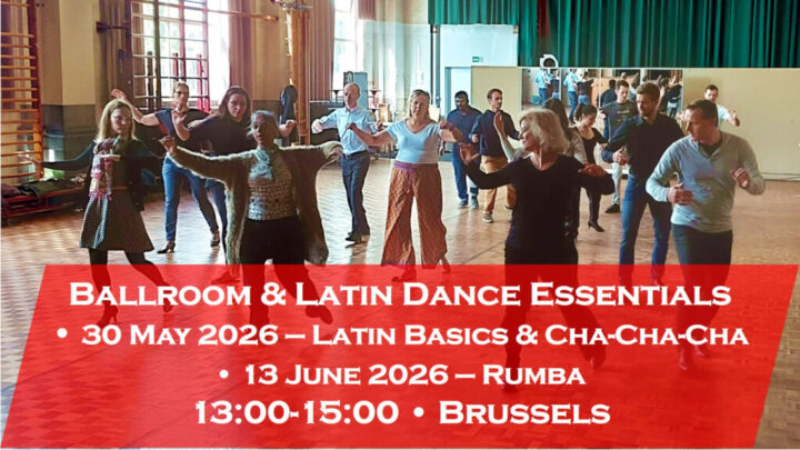 Ballroom & Latin Dance Essentials - 30 May & 13 June 2026 - 13:00-15:00 - Brussels
