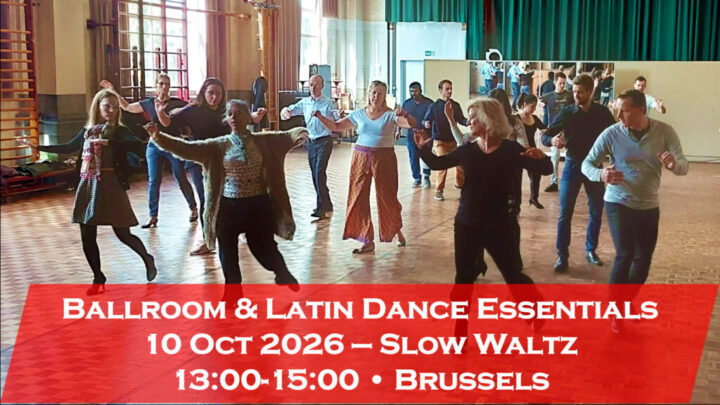Ballroom & Latin Dance Essentials 10 Oct 2026 - 13:00-15:00 - Brussels